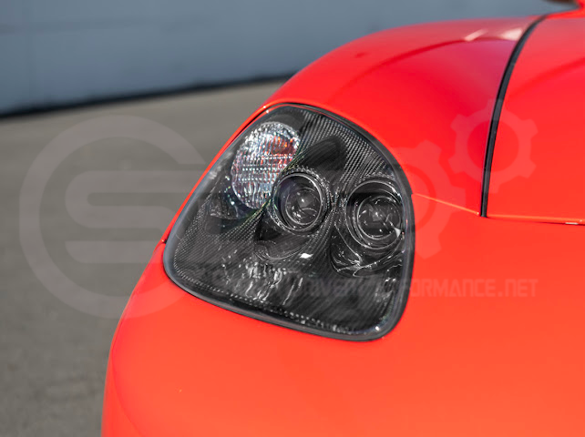 2005-2013 CHEVROLET CORVETTE C6 | FACTORY OEM STYLE CARBON FIBER  HEADLIGHTS HOUSING REPLACEMENT